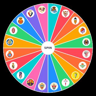 Choose a Random equipos liga santander