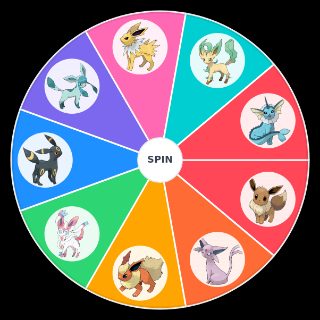 Eeveelutions and eevee(by design) Random Generator