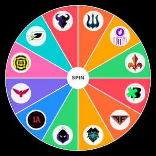 CDL 2022 2023 Teams (Call of Duty League) Wheel