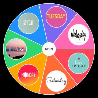 Best day of the week Wheel