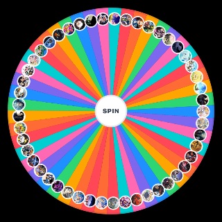 Mordred's Top 50 Anime Wheel