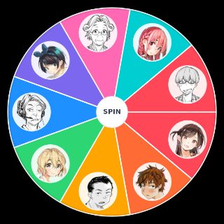 Spin the Wheel: Rent A Girlfriend Characters