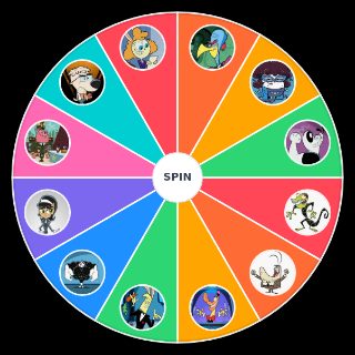 Random Tuff Puppy Characters Wheel