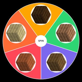 Random Minecraft Planks Wheel