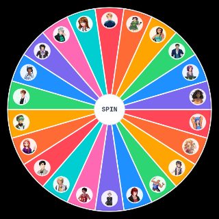 Spin the Wheel: amour sucré characters