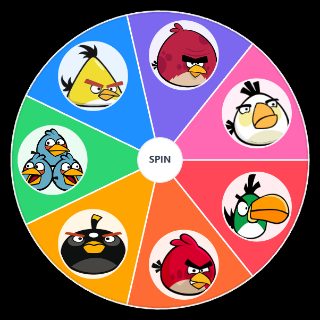 Spin the Wheel: Pre Chrome Angry Birds