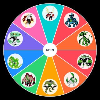 Random Ben 10 Alien Fusions (canon) Wheel