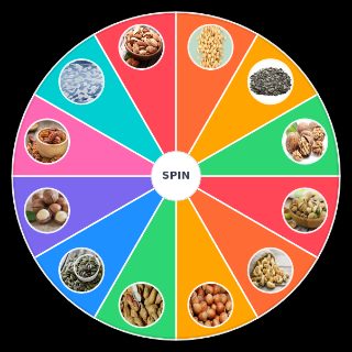 Spin the Wheel: NUTS & SEEDS