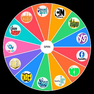 Random Canadian Kids TV Channels Wheel