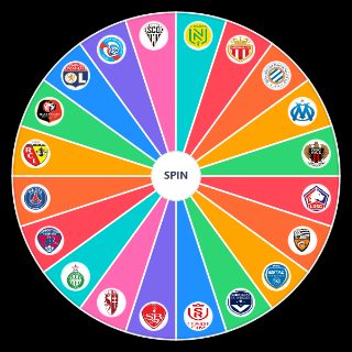 Spin the Wheel: France Ligue 1 All teams
