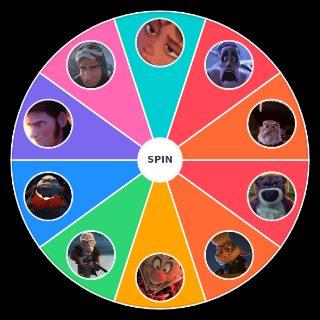 Disney/Pixar Twist Villains Random Generator