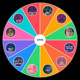 Rosé Album Track Random Generator