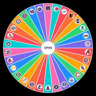 Random MLB Teams (2021 Logo Update) Wheel