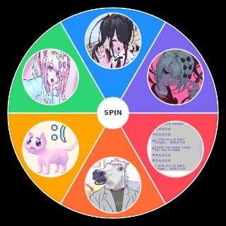 Needy streamer overload characters Random Picker