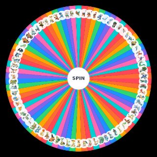 Spin the Wheel: All Pokemon Starter Lines (1 8)