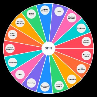 Fundamental physics courses Random Picker