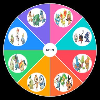 Choose a Random Pokémon Starter Generations