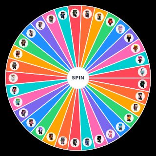 Random Showtime SMP Members Wheel