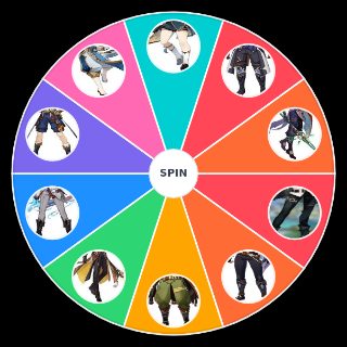 Genshin Impact Thighs (Males only) Wheel