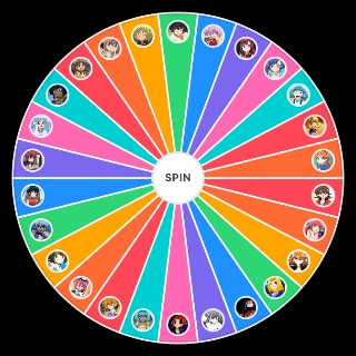 Random Beyblade Female Characters Wheel