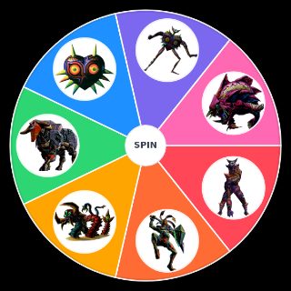 TLoZ: Majora's Mask Bosses Wheel
