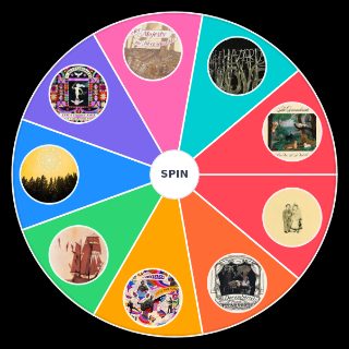 The Decemberists Albums Wheel