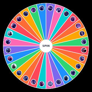 Random avengers endgame characters Wheel