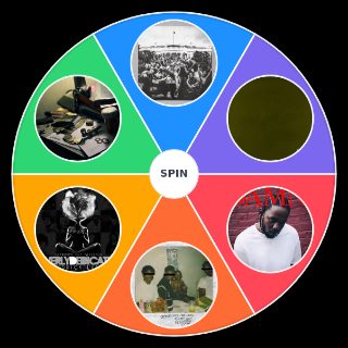Spin the Wheel: Kendrick Lamar Albums