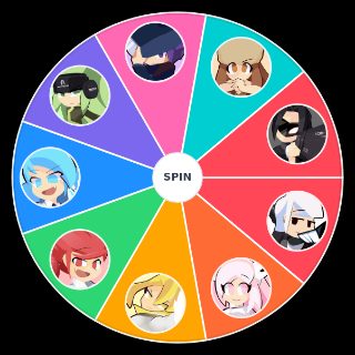 Ultimate Gwain Saga Main Character Wheel