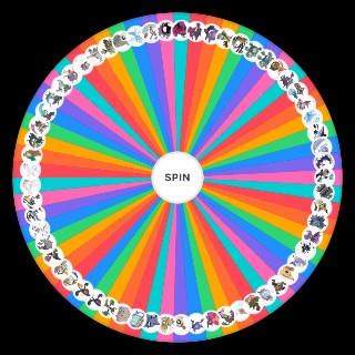 All Ghost Type Pokémon Wheel