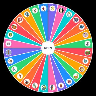 Spin the Wheel: Letterland Characters