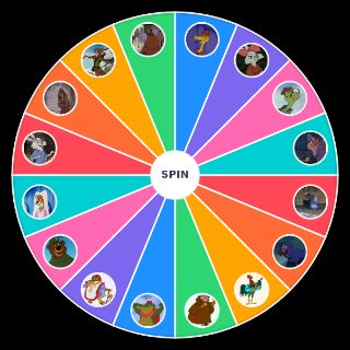 Robin Hood 1973 Characters Wheel
