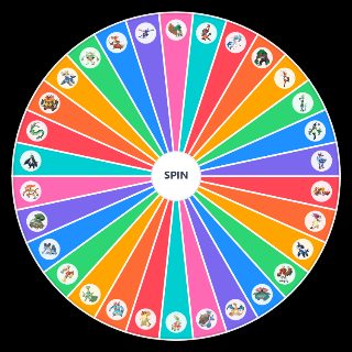 Spin the Wheel: Every Final stage Starter Pokemon