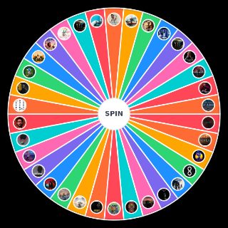 Random DHH Albums Wheel