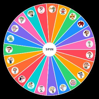 Random Fairly Odd Parents characters Wheel