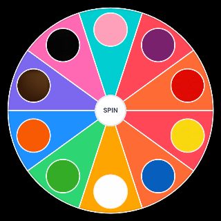 de cores Wheel