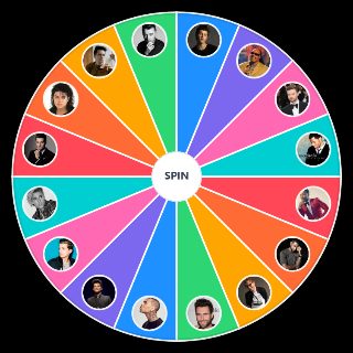 Top Male Singers Wheel