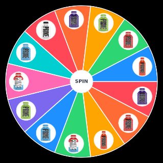 Spin the Wheel: PRIME Flavors