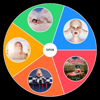 Spin the Wheel: Katy Perry Albums