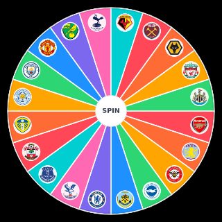 Random Premier League Predictions Wheel