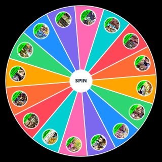 Jojo's Part 7; Steel Ball Run Arcs (with labels) Random Picker