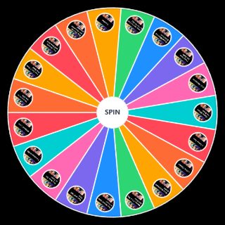 Random Hairspray Song Ranker Wheel