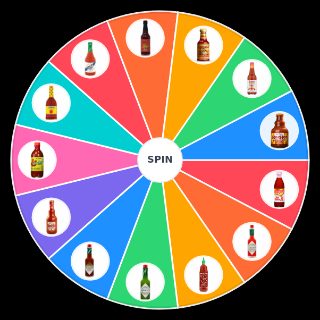 Random Hot Sauce Wheel