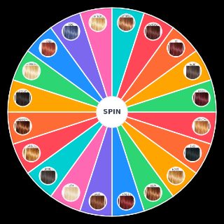Random Hair Colors Wheel