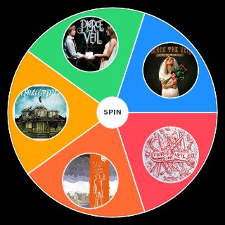 Random Pierce The Veil Albums Wheel