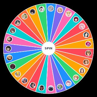 Random Oshi no Ko anime characters Wheel