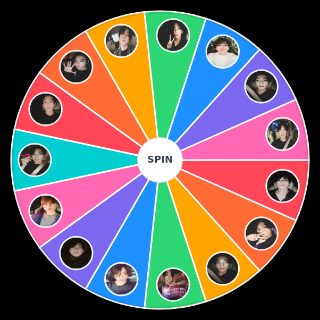 Random jungkook selcas Wheel