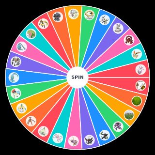 Random Pokemon fabuleux Wheel