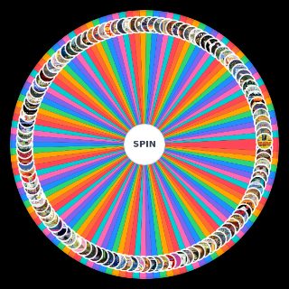 Random Childhood Book Series Wheel