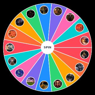 Random All Megadeth Albums Wheel